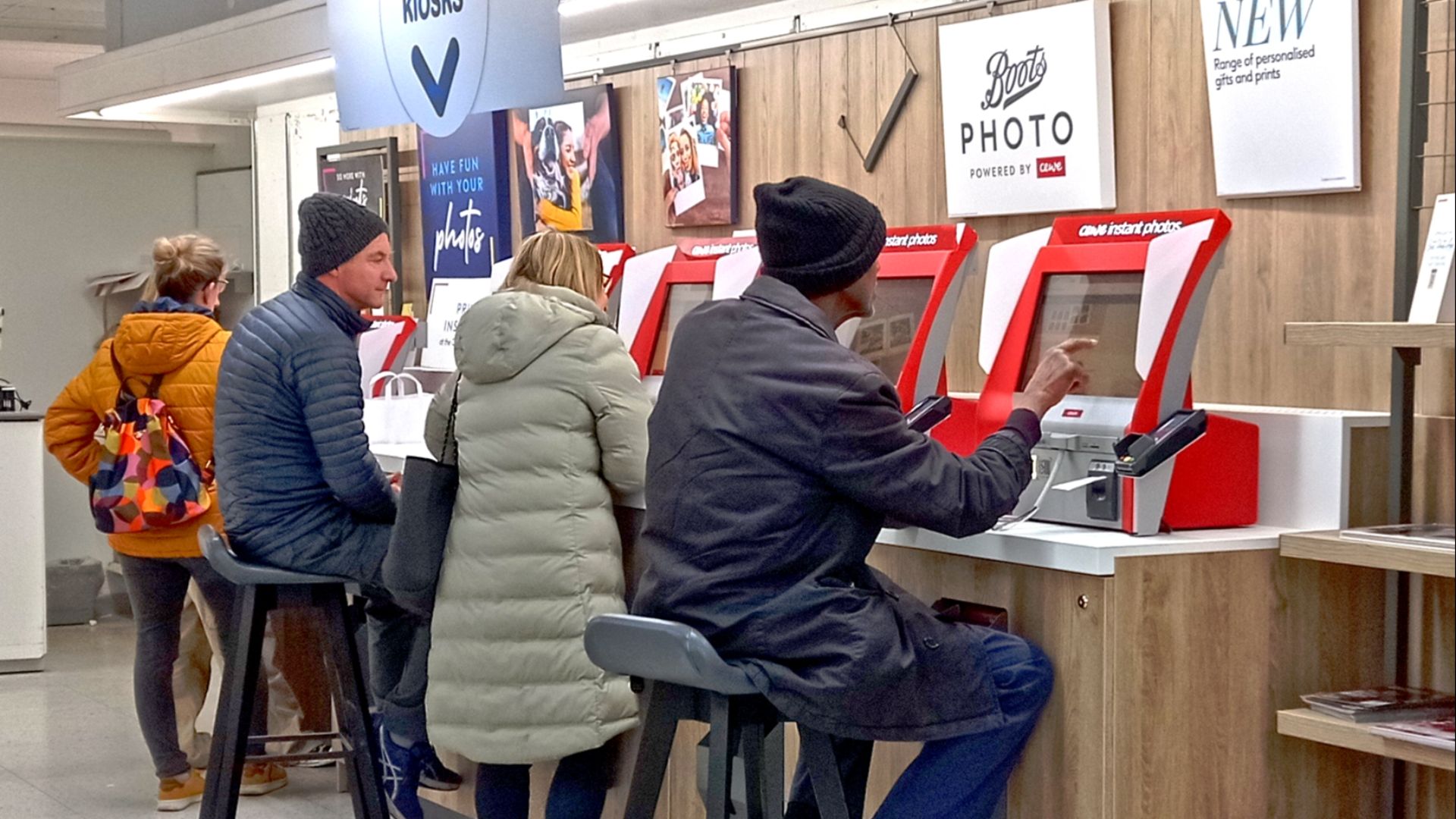 File:Boots self-service photo kiosks, Enfield, London.jpg
