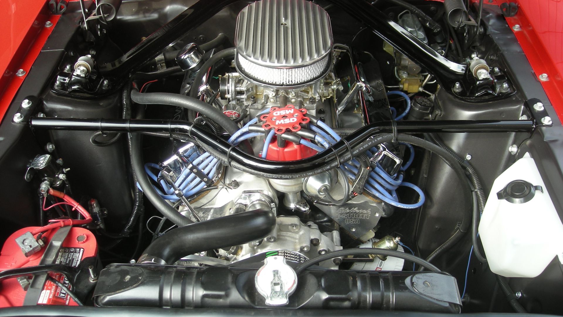 File:2014 Rolling Sculpture Car Show 35 (1968 Ford Mustang engine).jpg