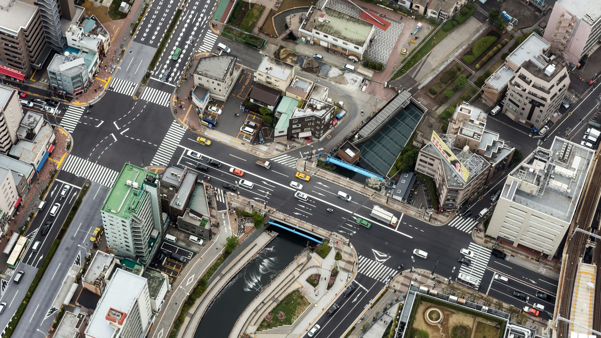 bird's eye photography of city