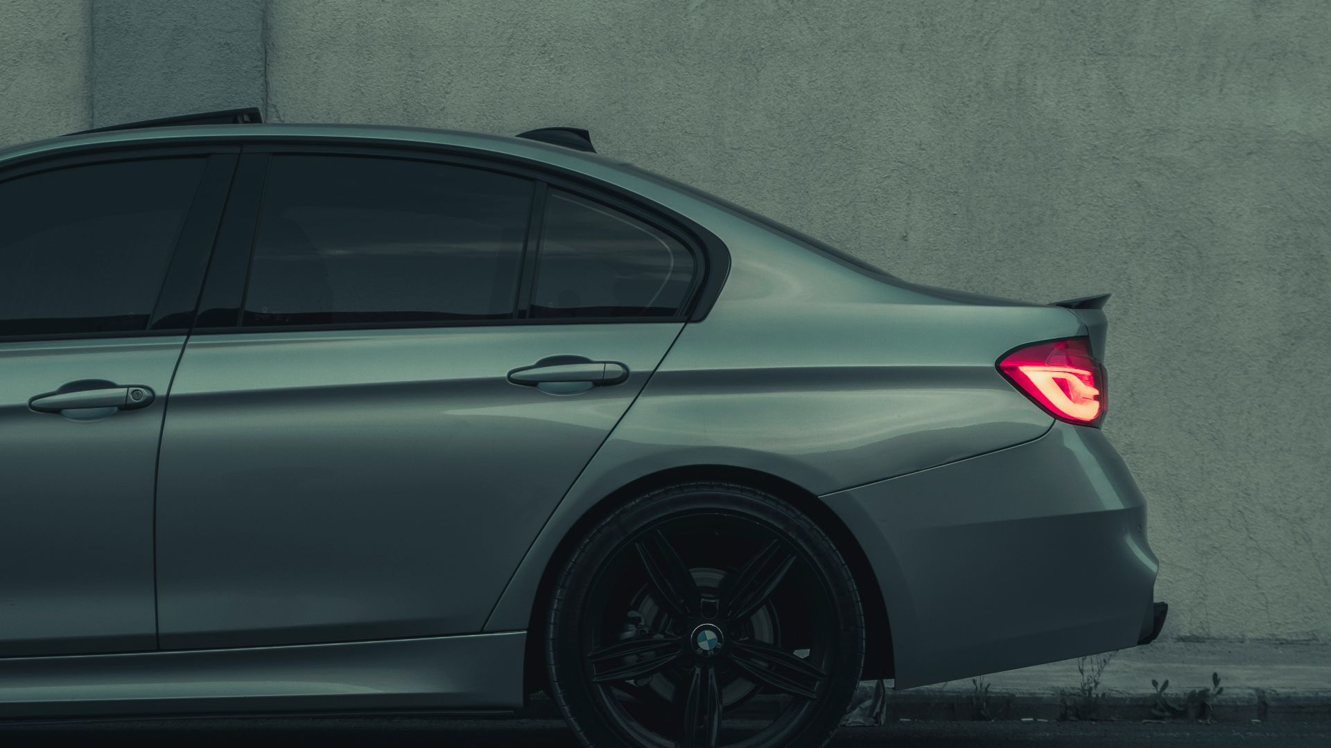 a car parked on the side of the road