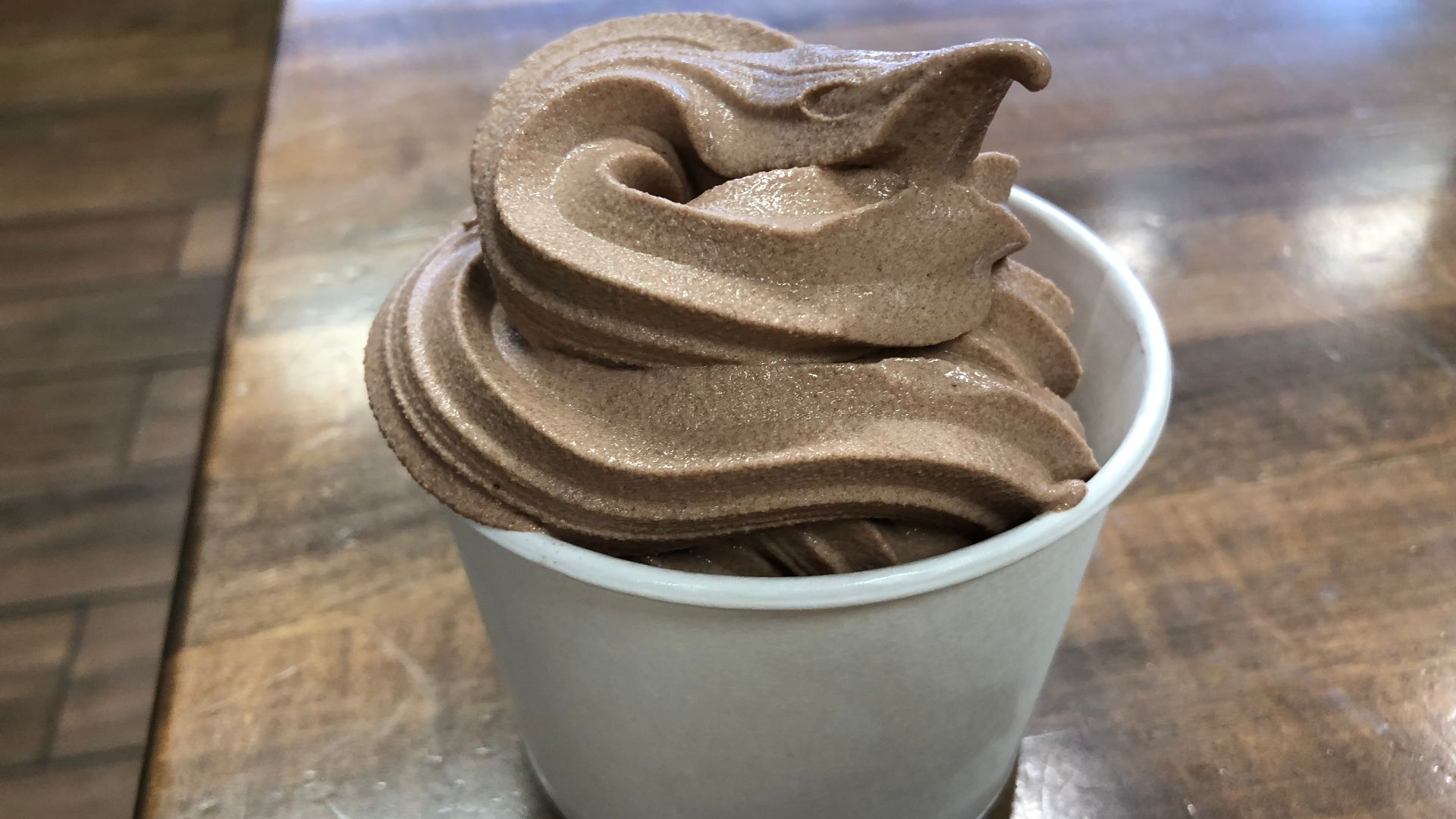 File:2019-08-23 18 49 46 A cup of soft-serve chocolate ice cream at the Sheetz in Opal, Fauquier County, Virginia.jpg