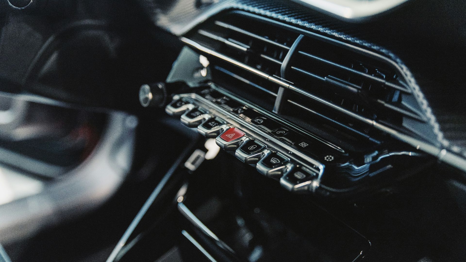 black and silver car engine
