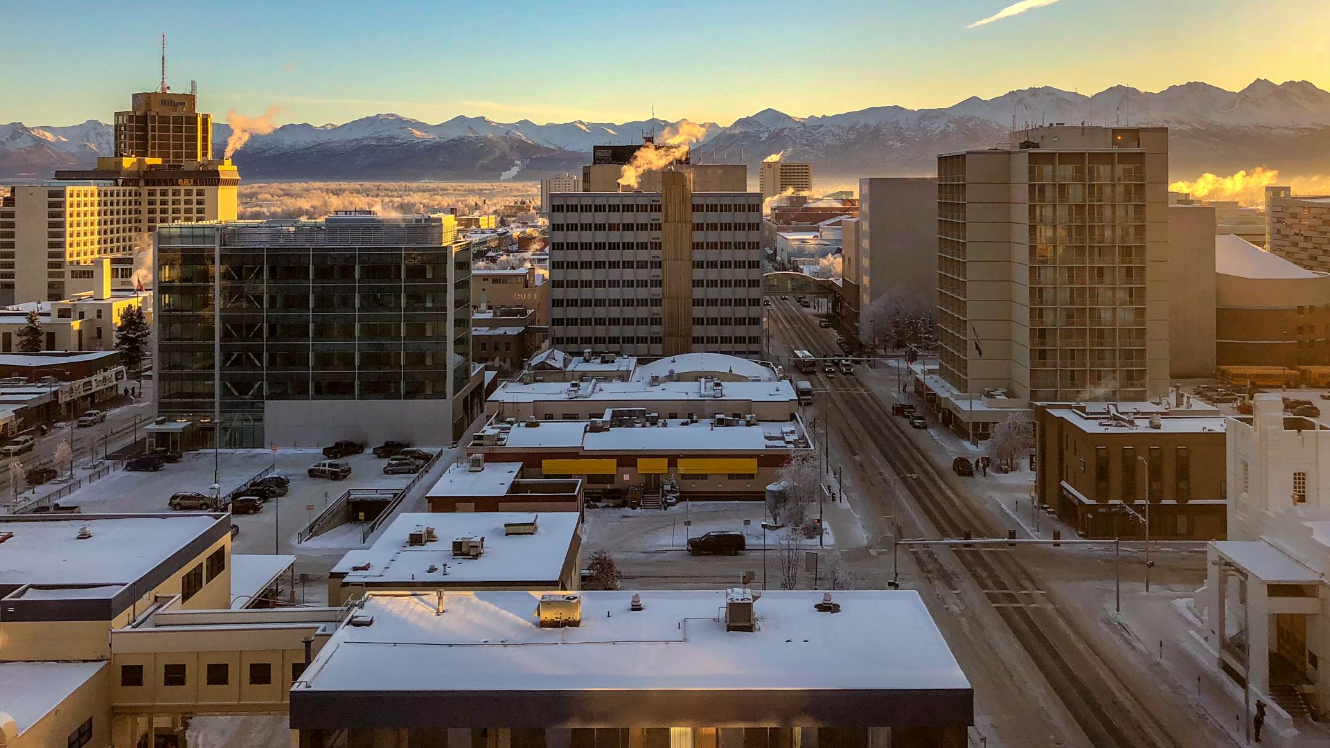 File:Anchorage Skyline in Winter - Hotel Captain Cook - Anchorage Alaska.jpg