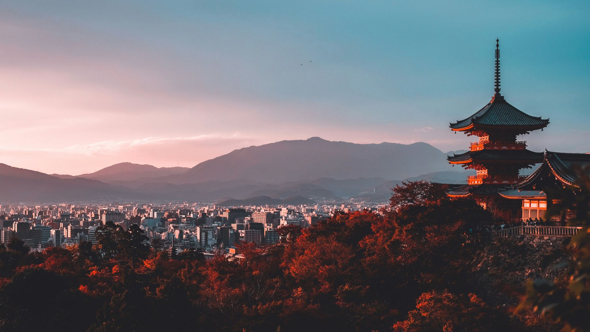pagoda surrounded by trees