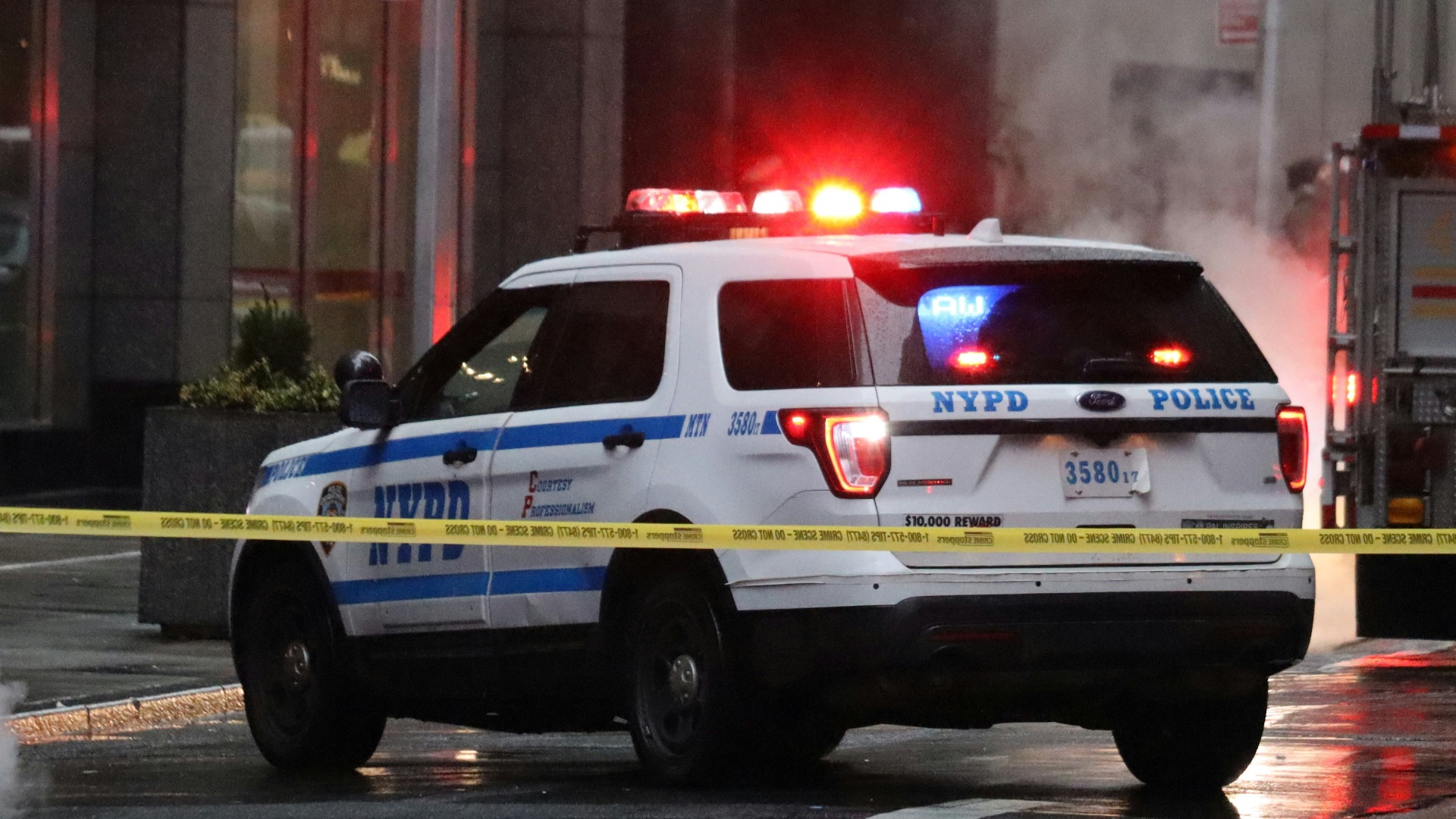 white and blue ford f 150