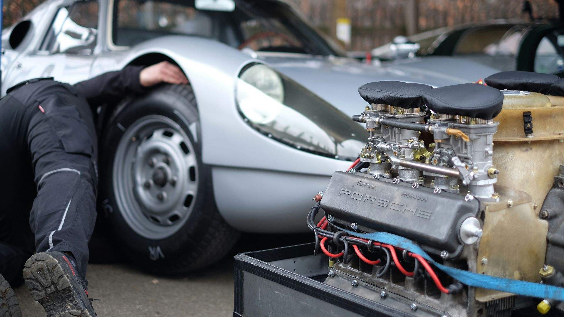 person beside vehicle