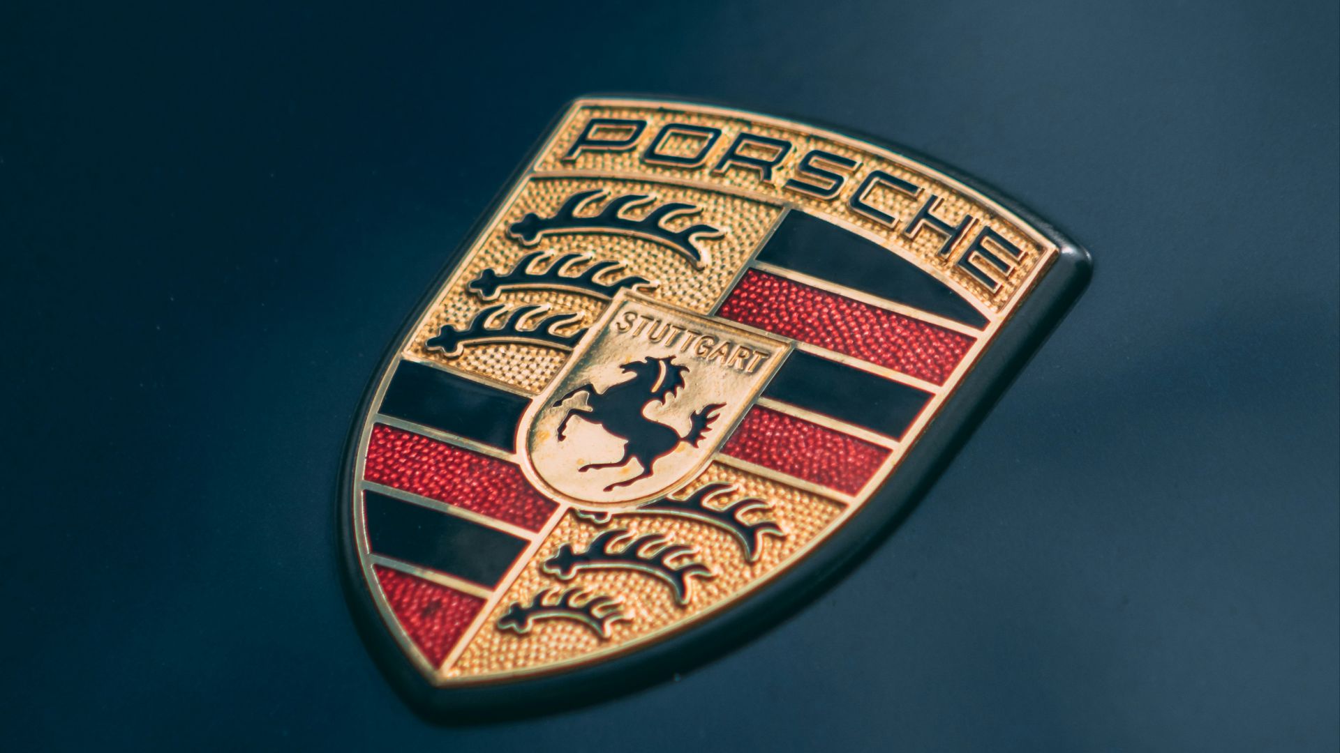 red and yellow logo on black background