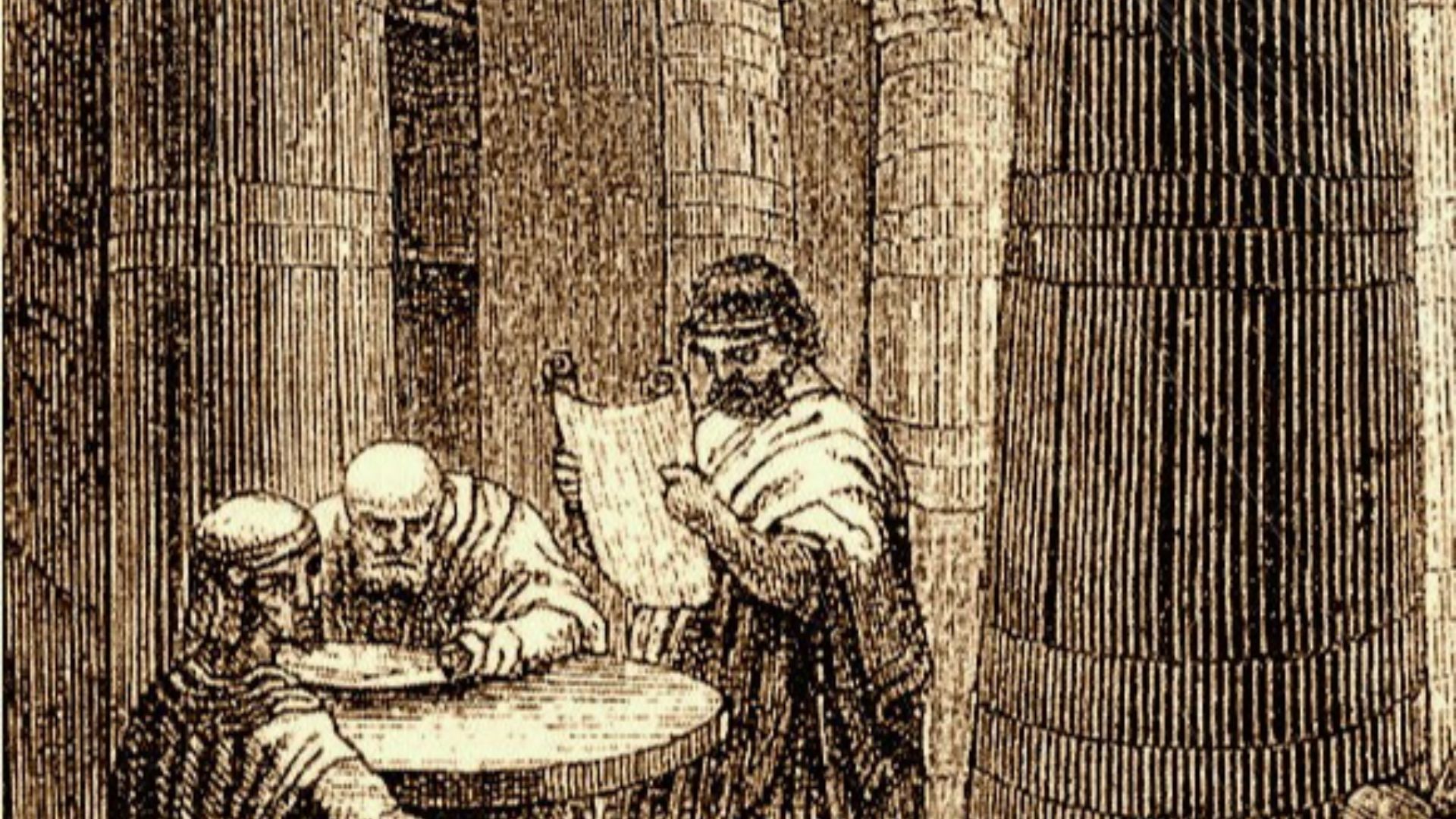 File:Library of Alexandria (detail).jpg
