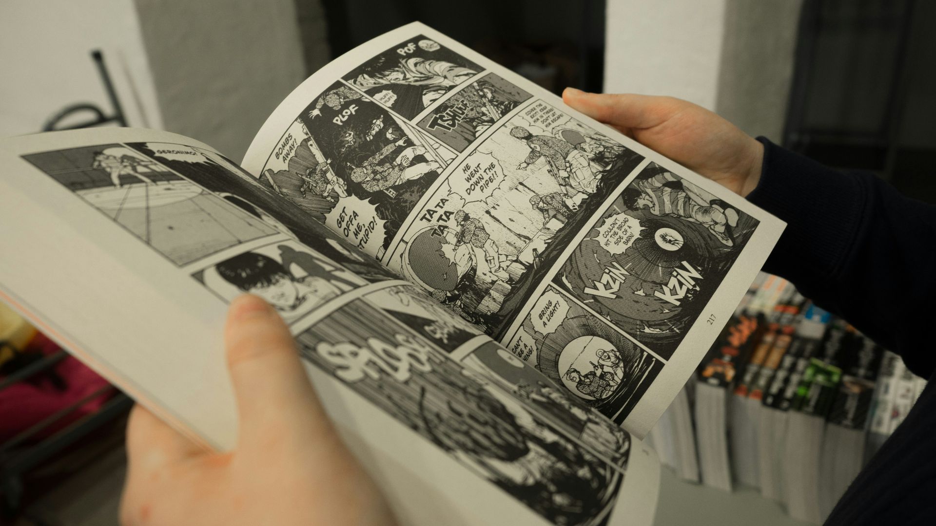 person holding opened book