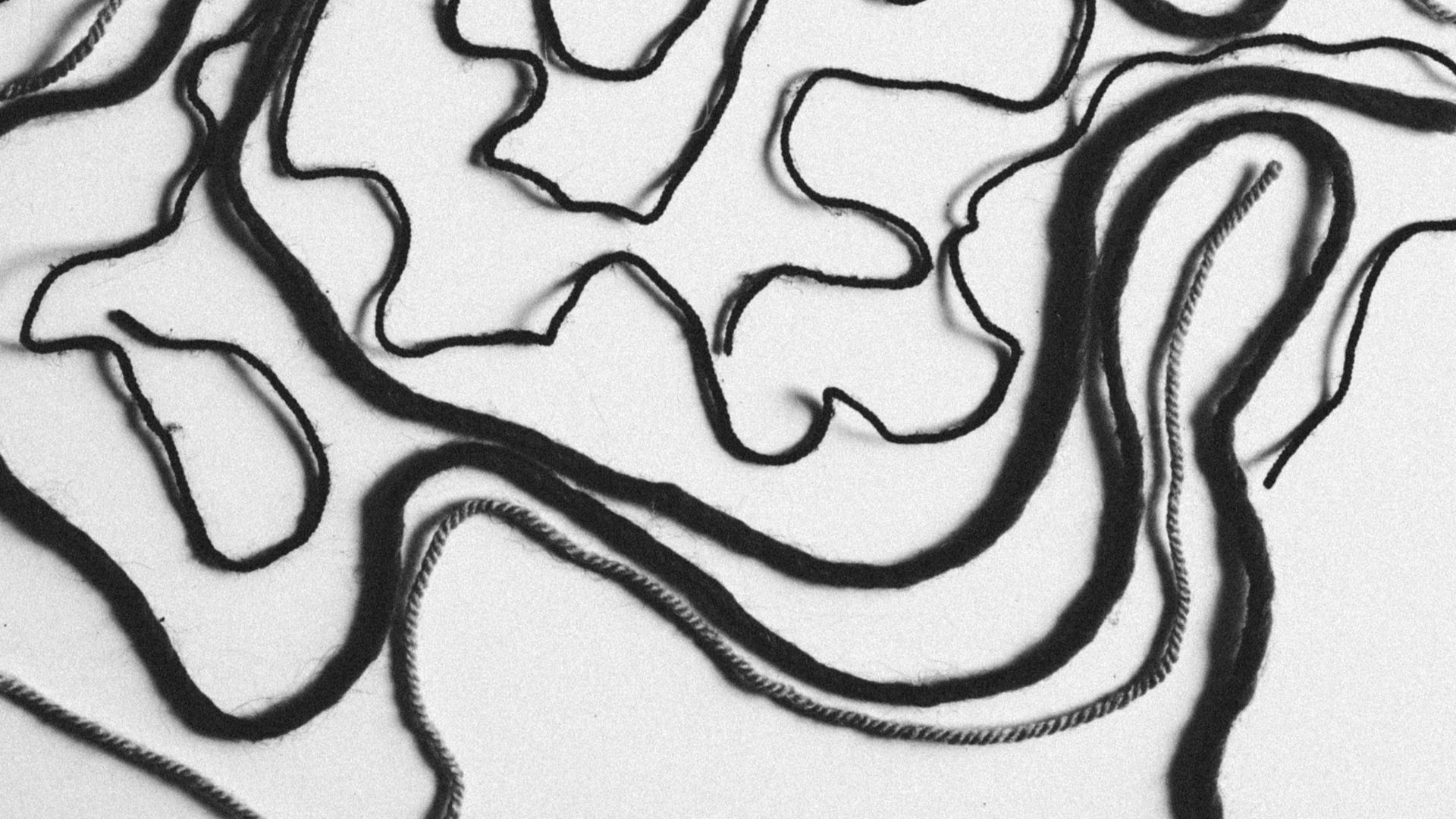 white and black abstract painting