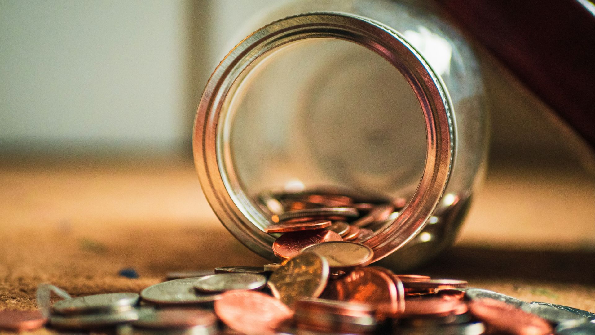 close-up photo of assorted coins