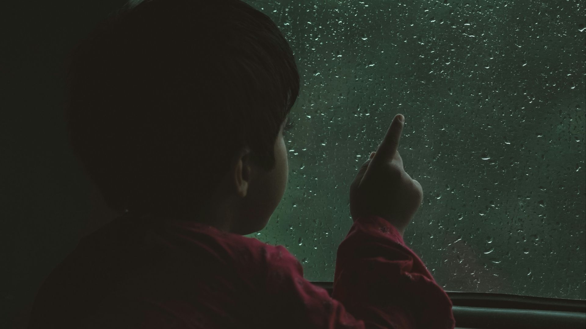 a child sitting in a chair