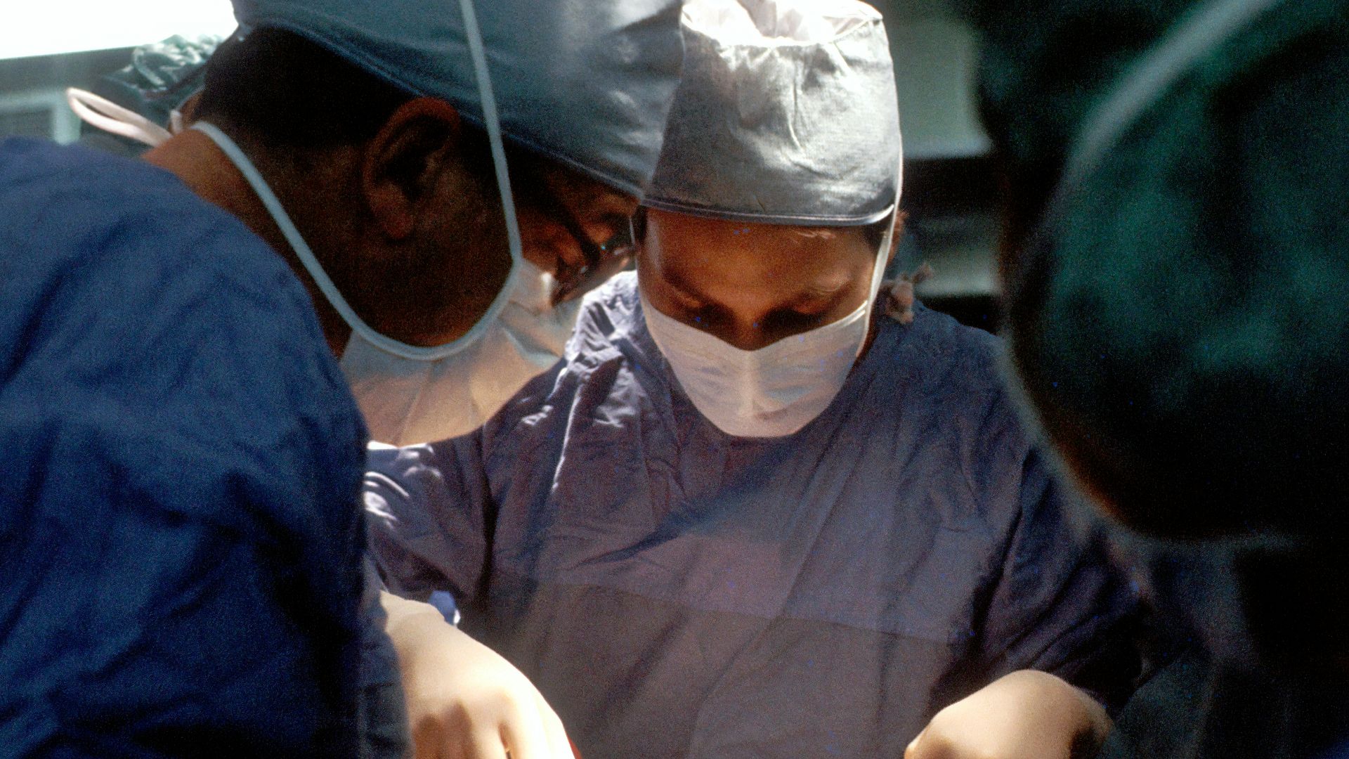 doctor and nurse during operation