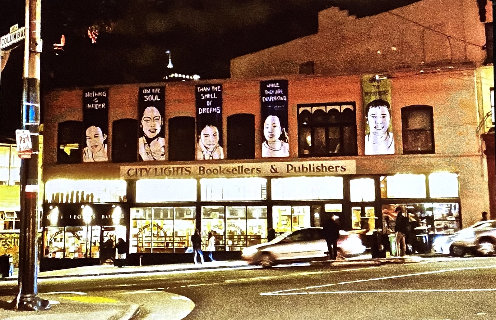 File:City Lights in Mourning - Lawrence Ferlinghetti 1919-2021 RIP.jpg