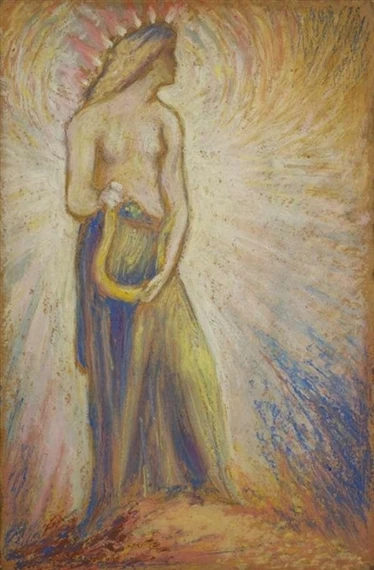 File:A Celtic Goddess Holding a Lute - George William Russell.png