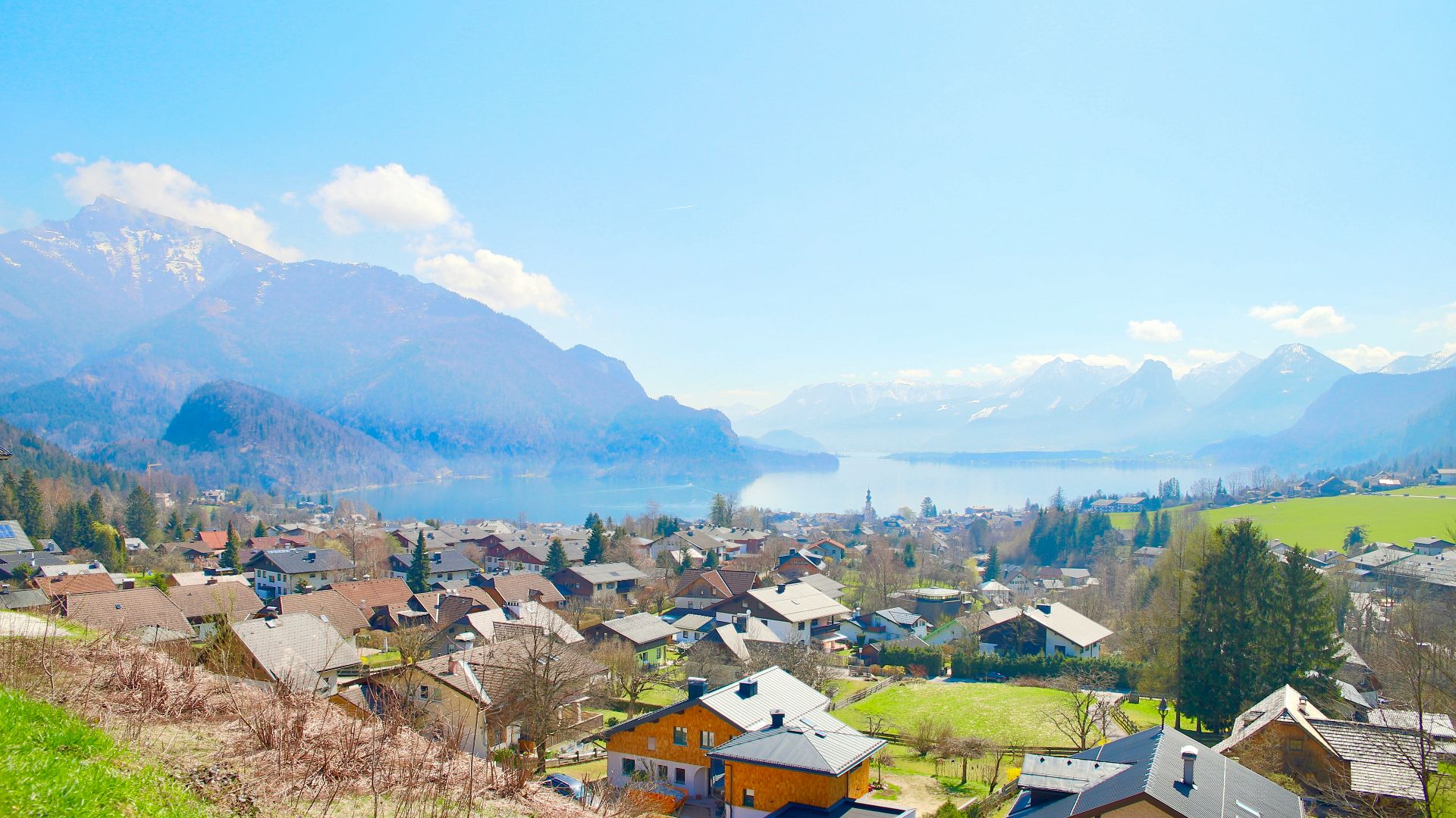 town during daytime