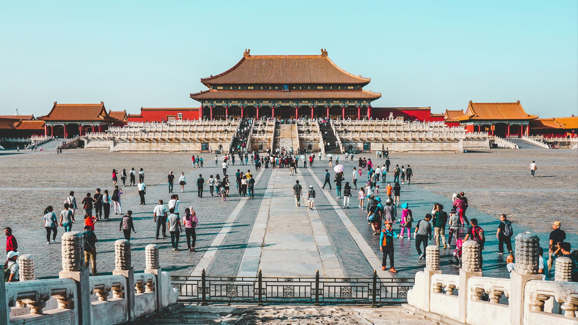 people at Forbidden City in China during daytime