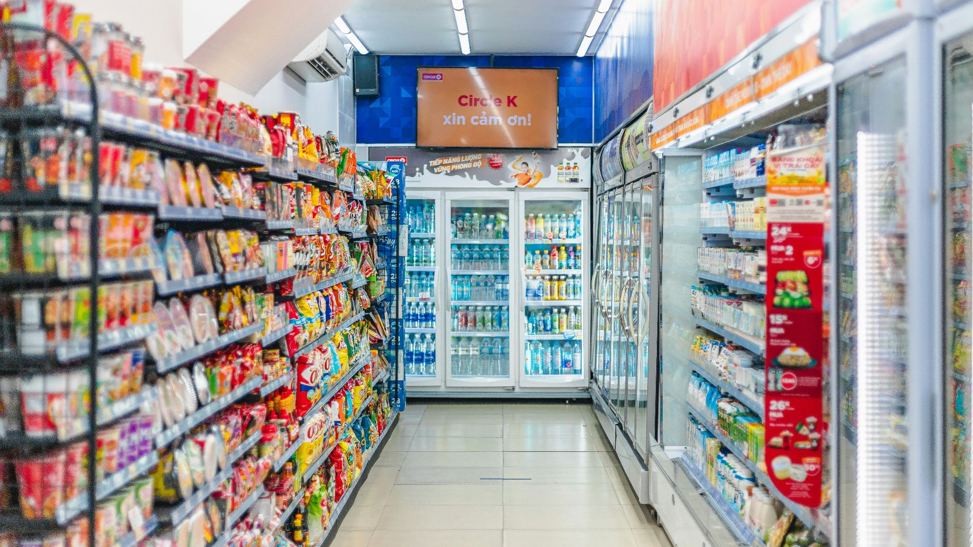 a grocery store filled with lots of food