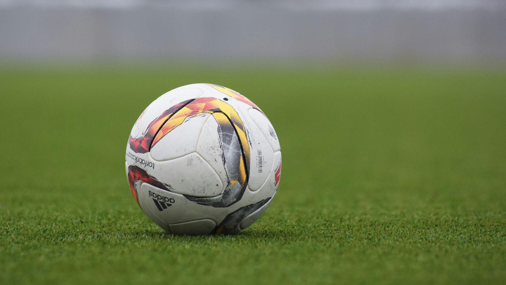 white and gray Adidas soccerball on lawn grass