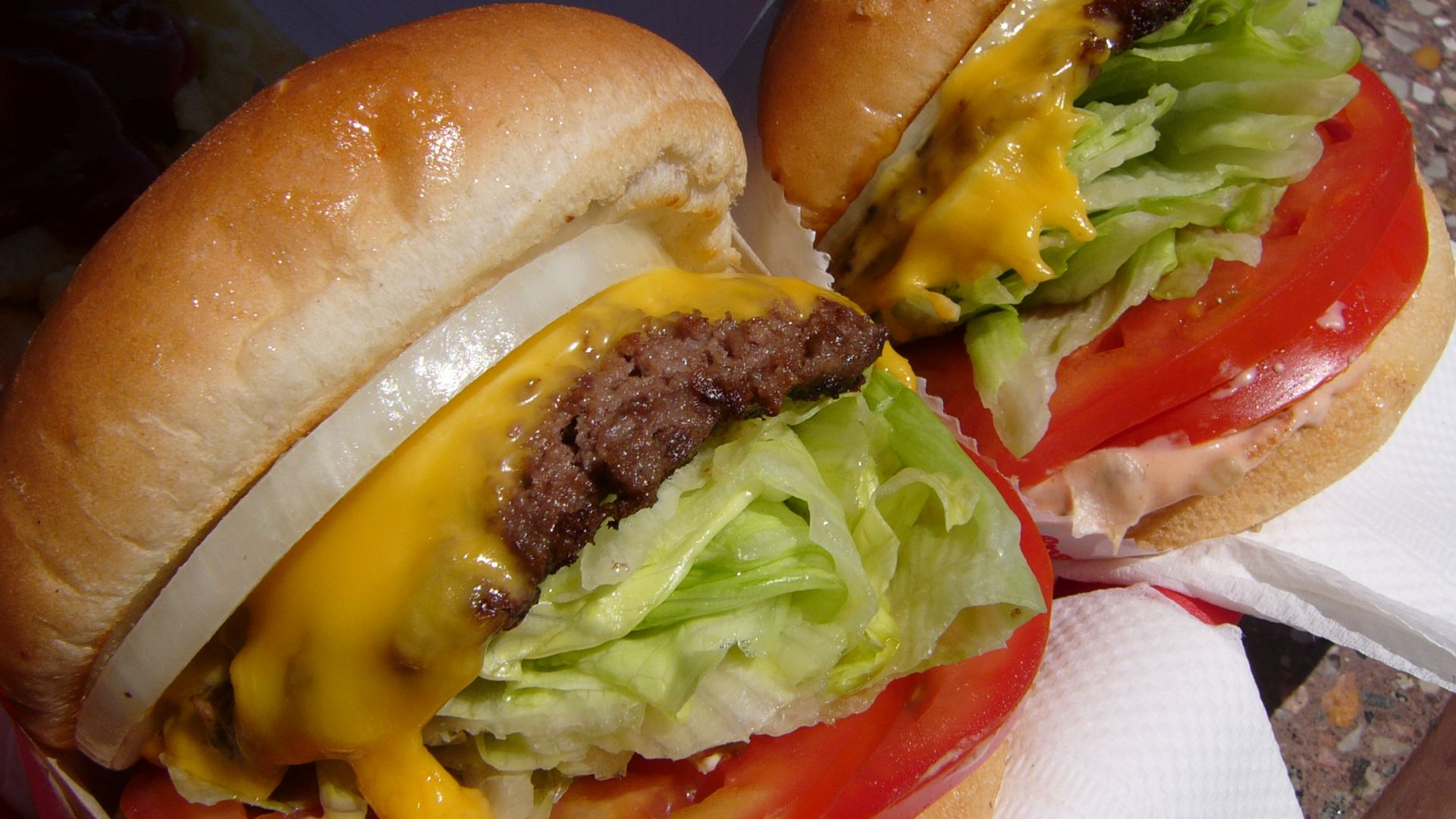 File:In-N-Out Burger cheeseburgers.jpg