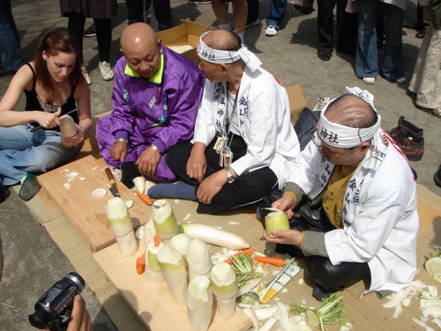Phallus Sculpturing Kanamara Festival 2007