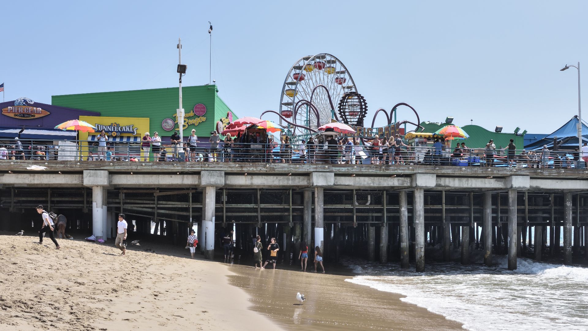 File:Santa Monica Pier from Santa Monica State Beach 04.jpg