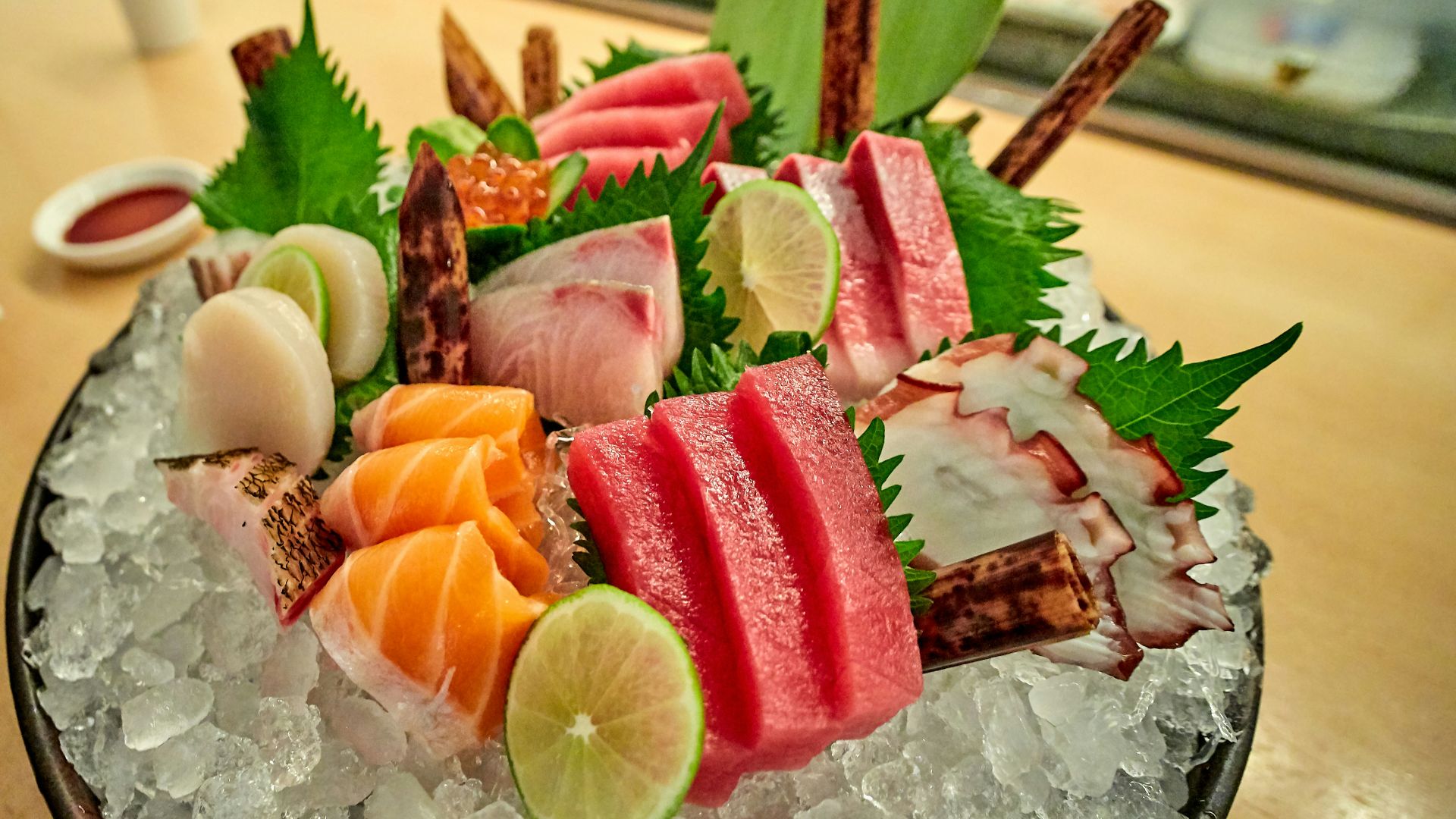 served raw meat