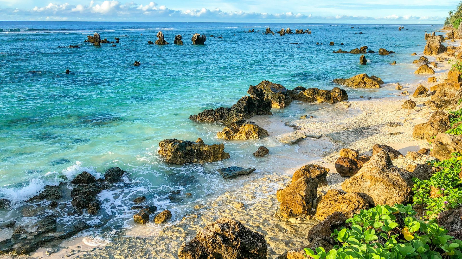 sea water and rocks by the beach coast during daylight