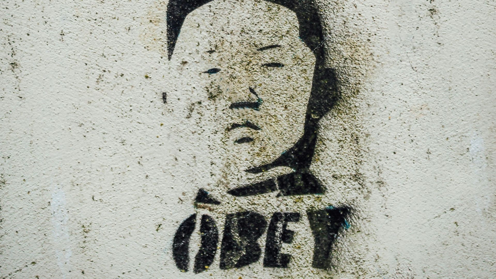 black and white human face drawing