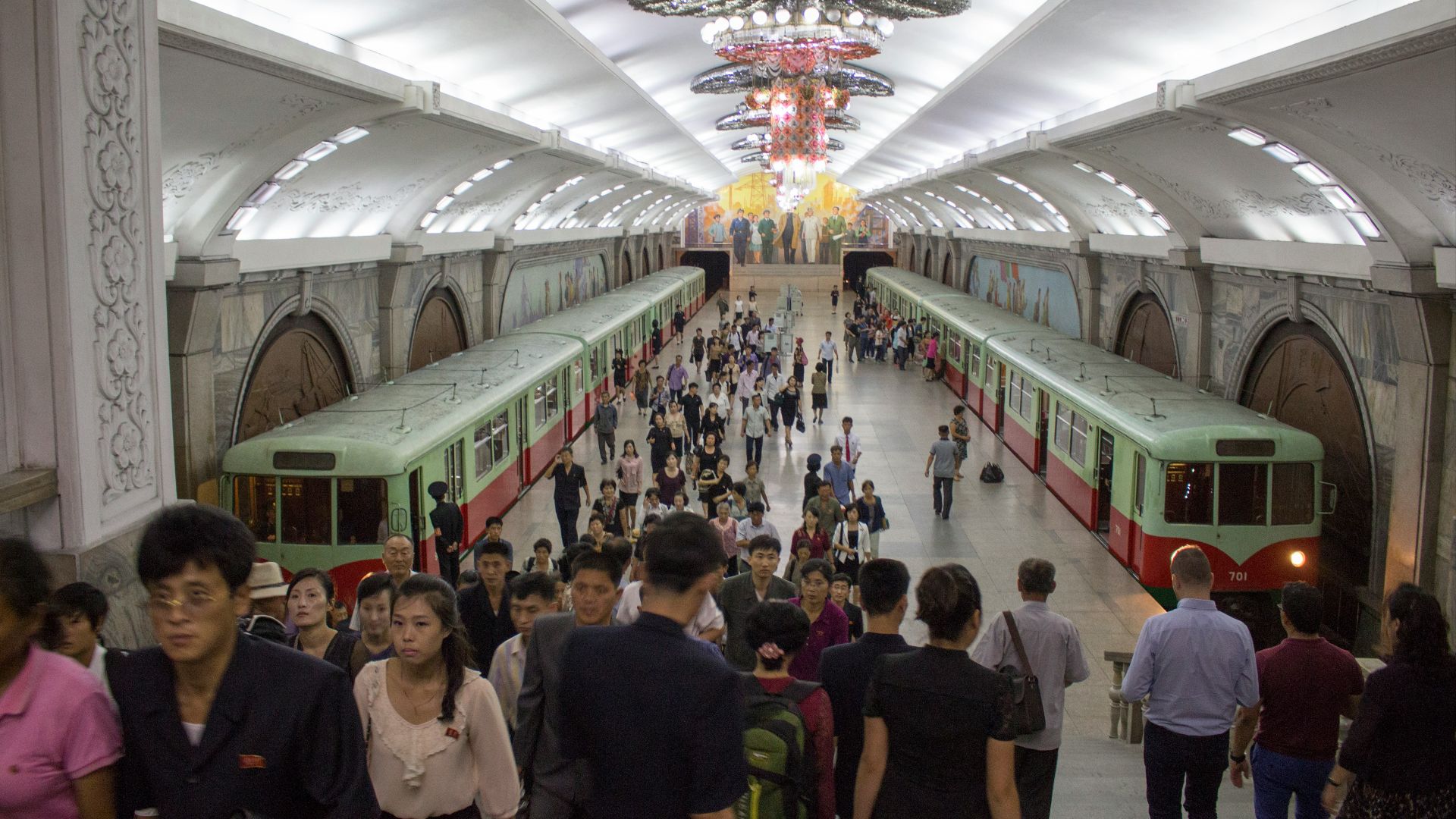 people in train during daytime