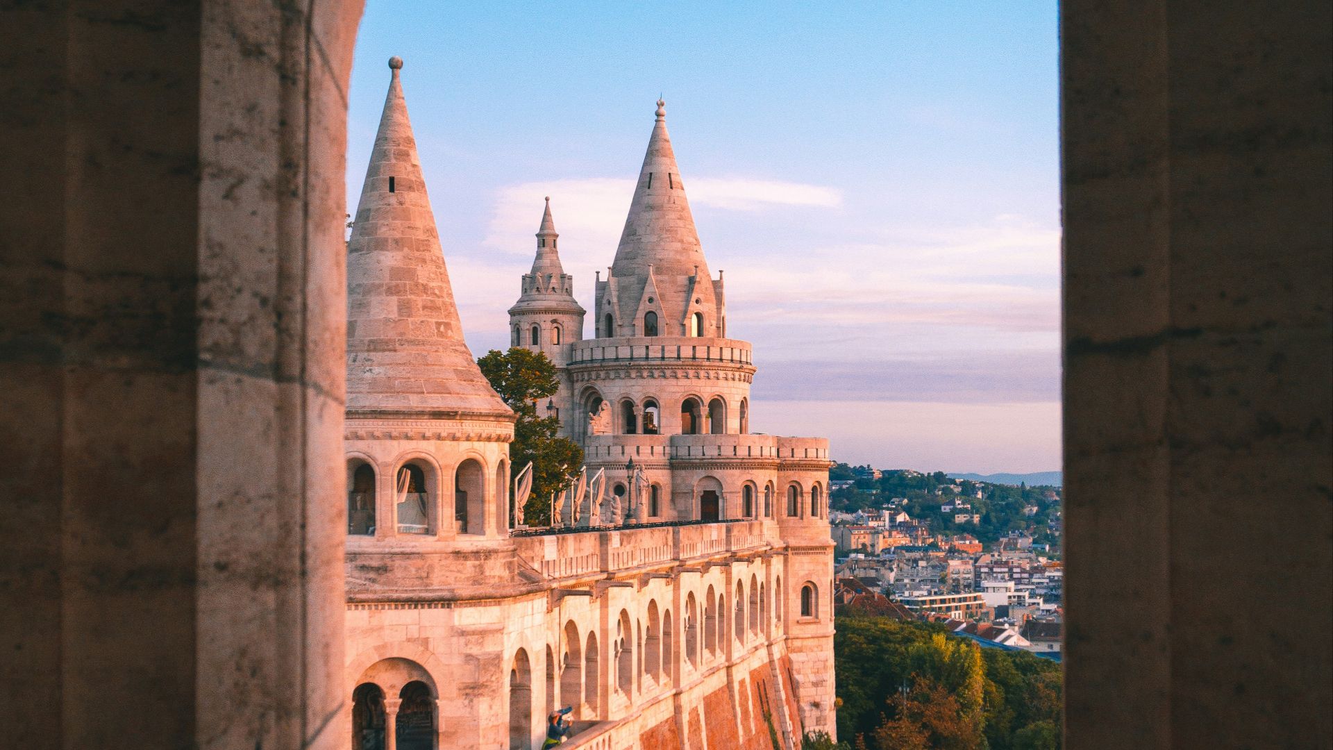 beige castle under blue sky