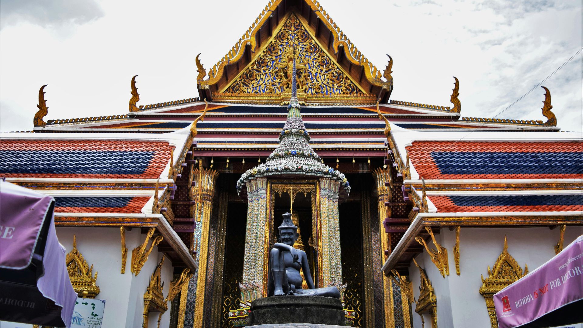 gray and brown concrete temple