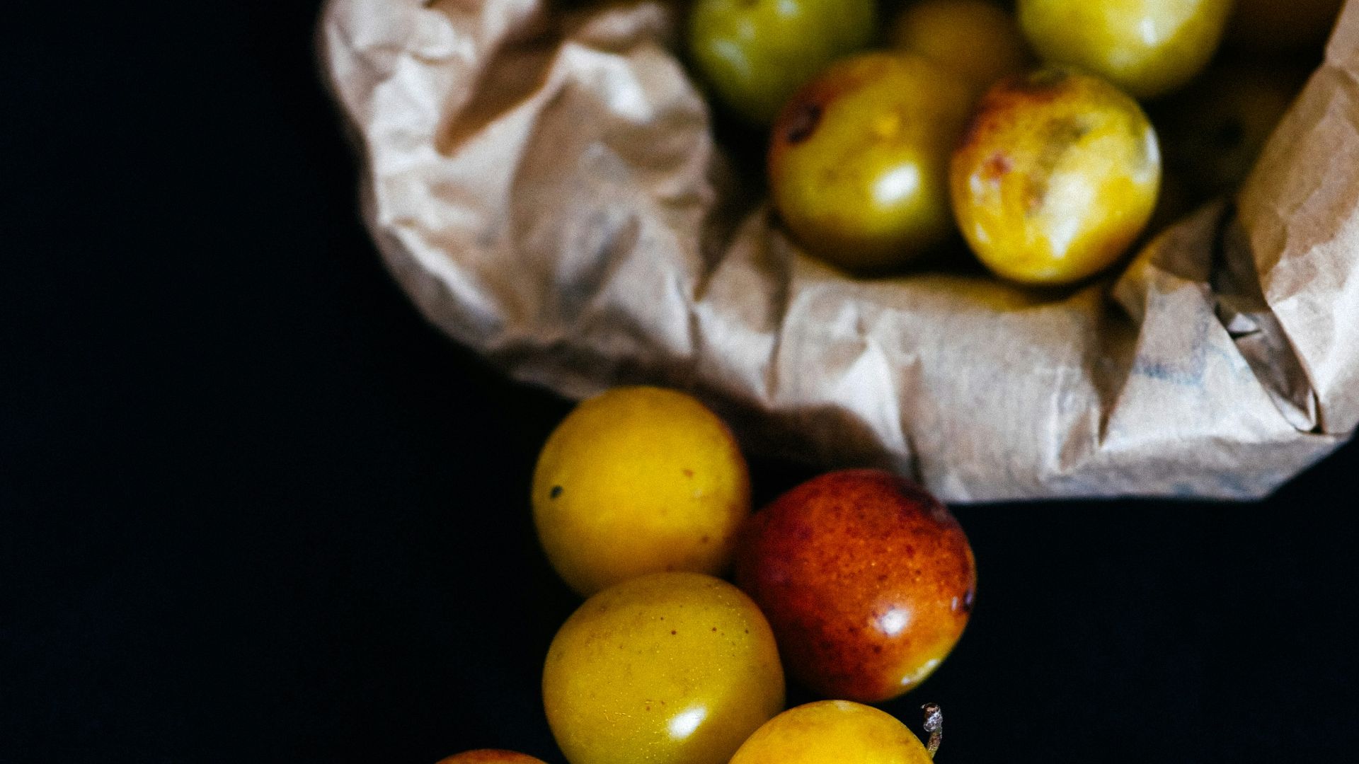 yellow cherries