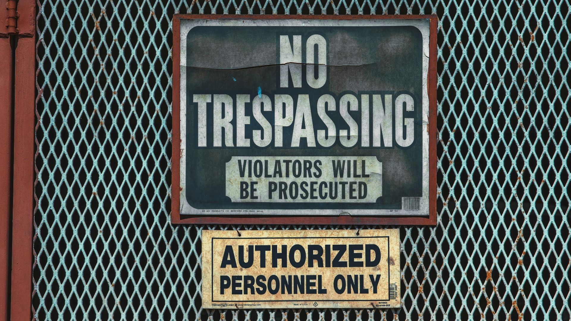 a sign on a wall