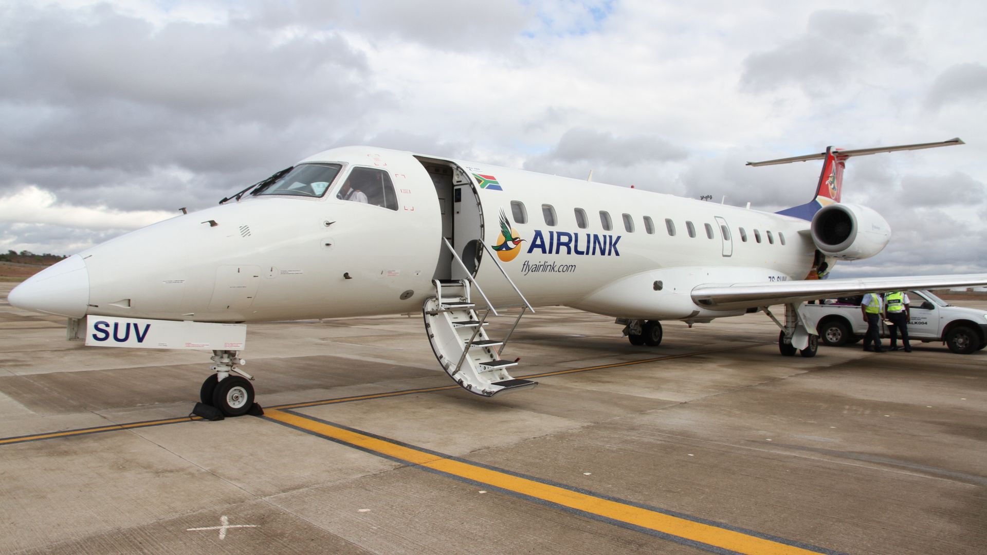 File:King Mswati III International Airport - Plane Airlink.jpg