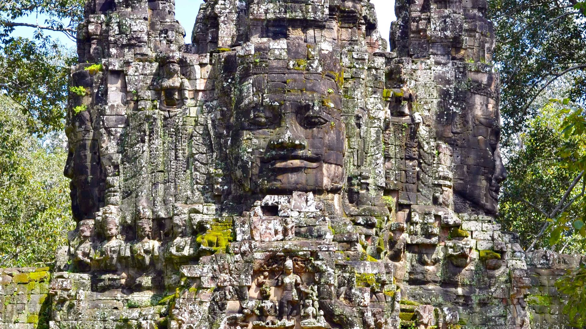 gray concrete ancient ruins near green trees during daytime