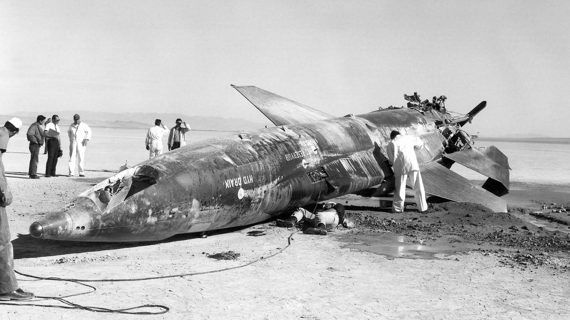 File:X-15 Crash at Mud Lake, Nevada - GPN-2000-000120.jpg