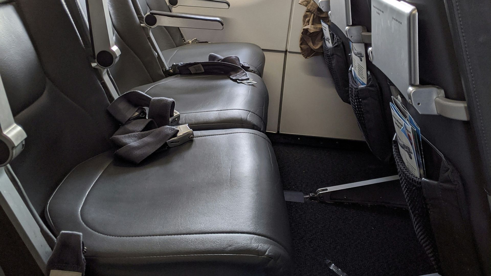 black leather car seat in car