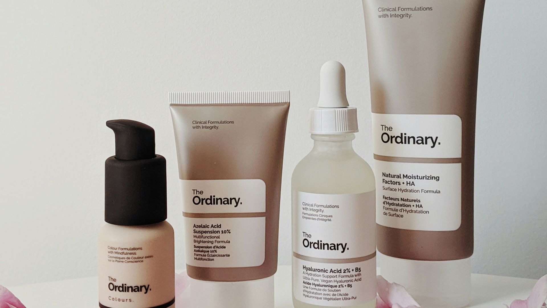 white and black plastic bottles