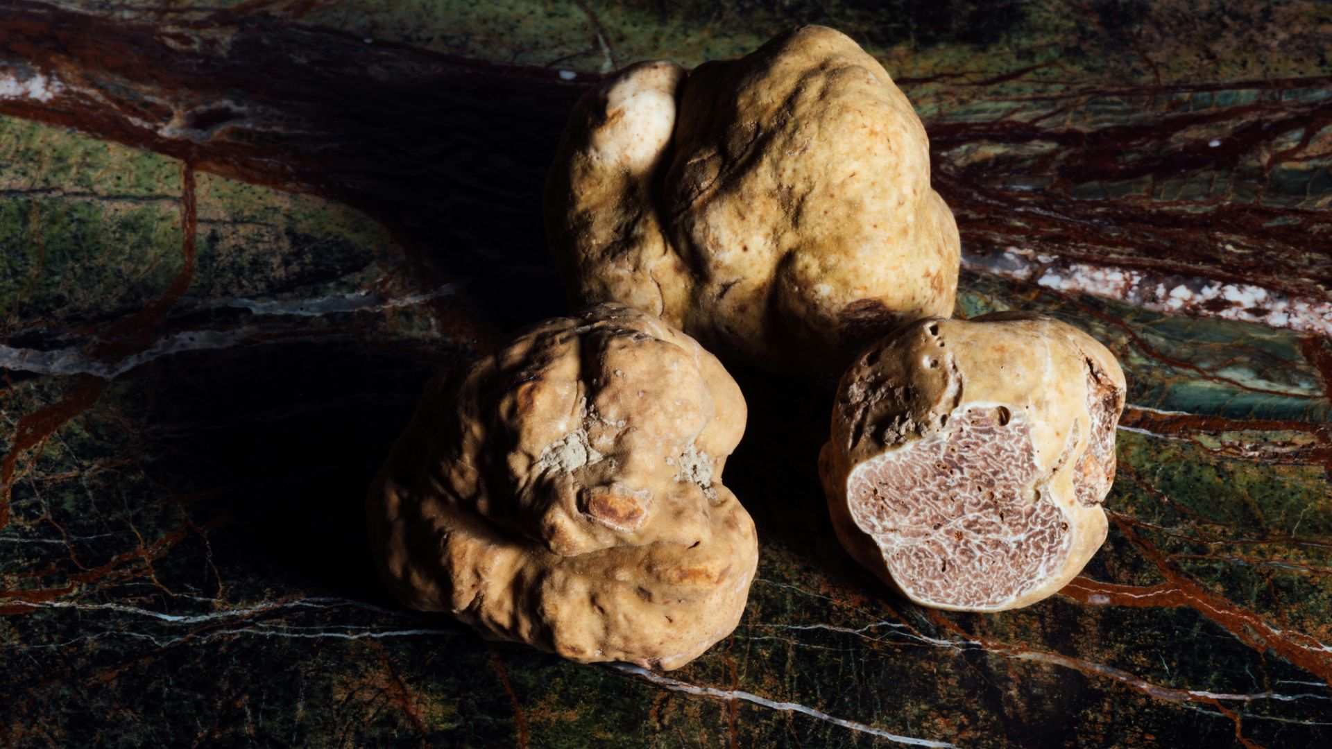 brown stones on brown wooden surface