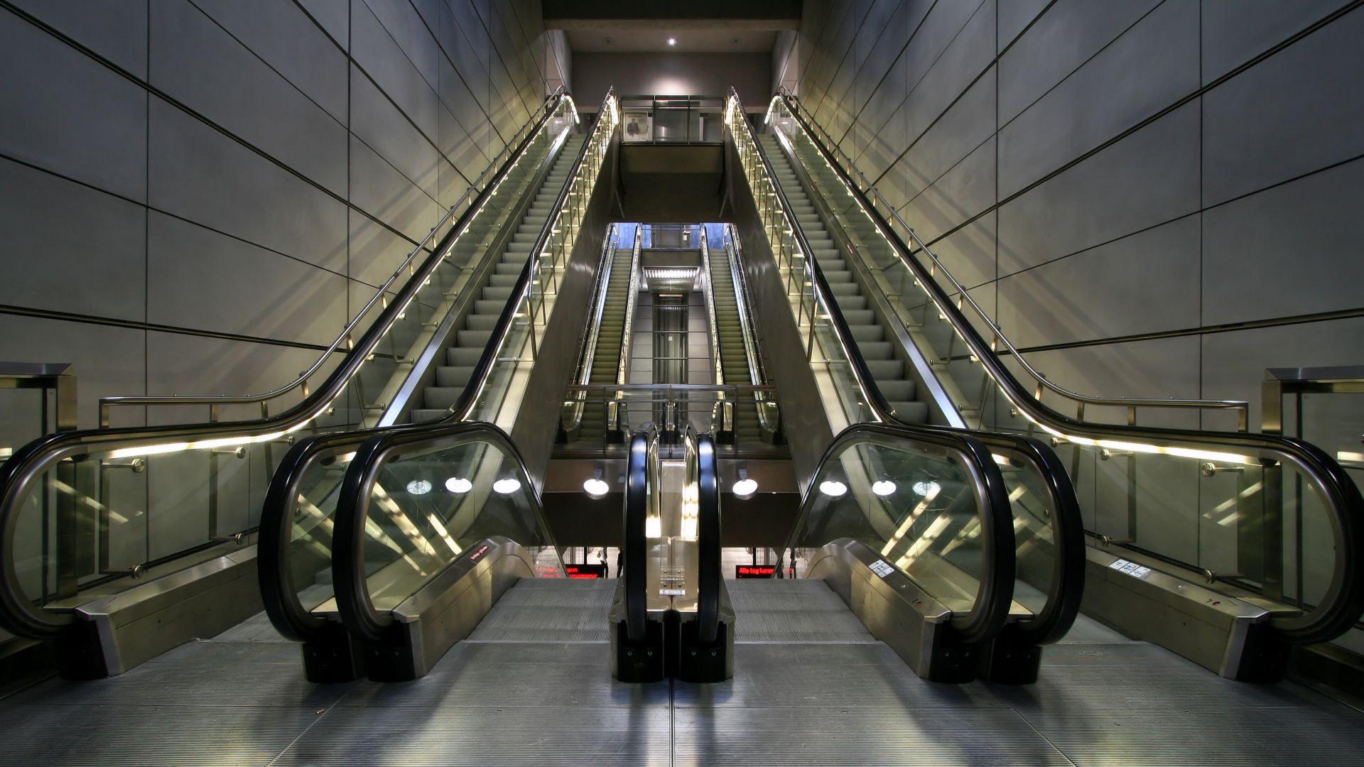 File:Copenhagen Metro escalators.jpg