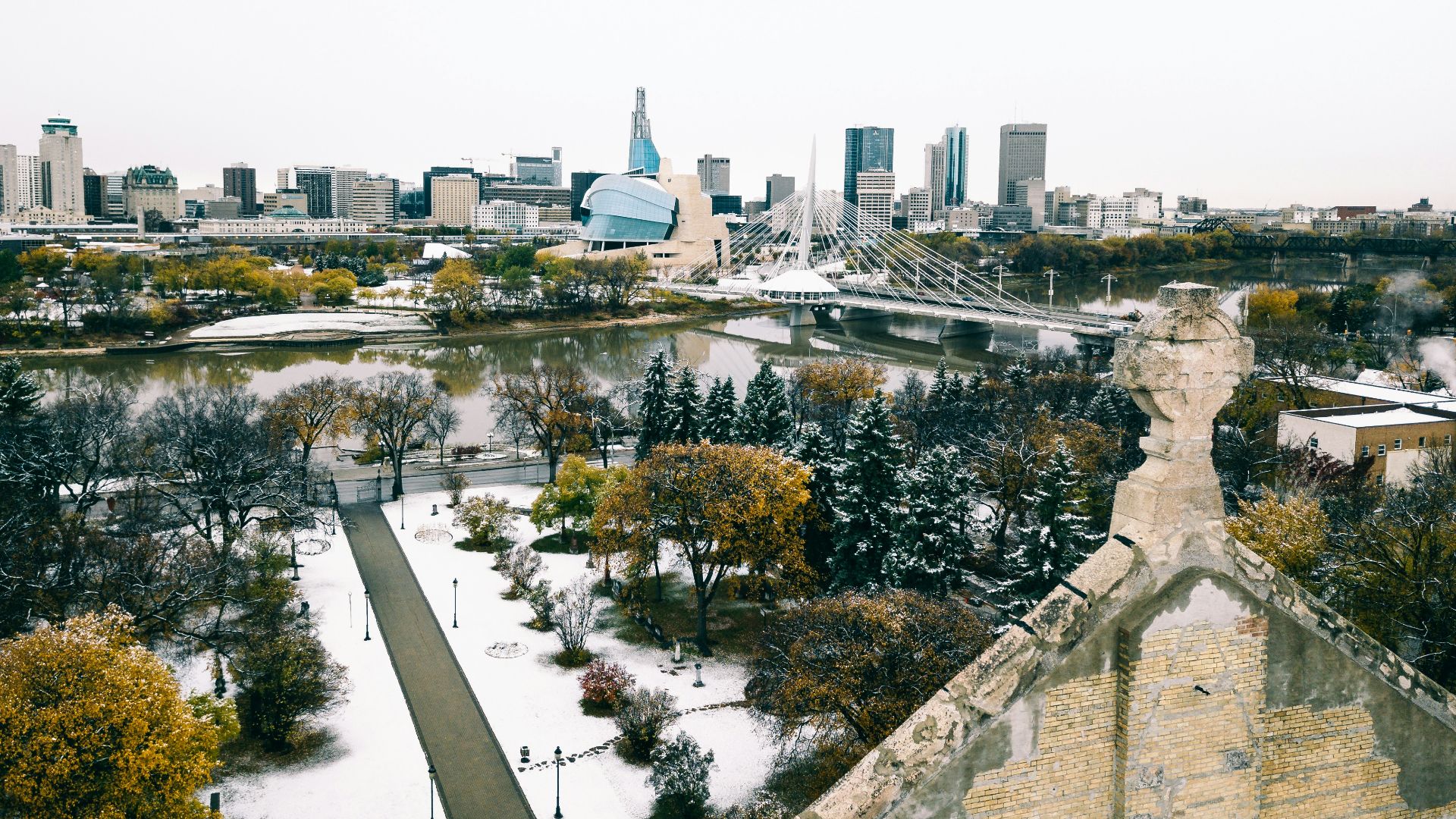 green trees near city buildings during daytime