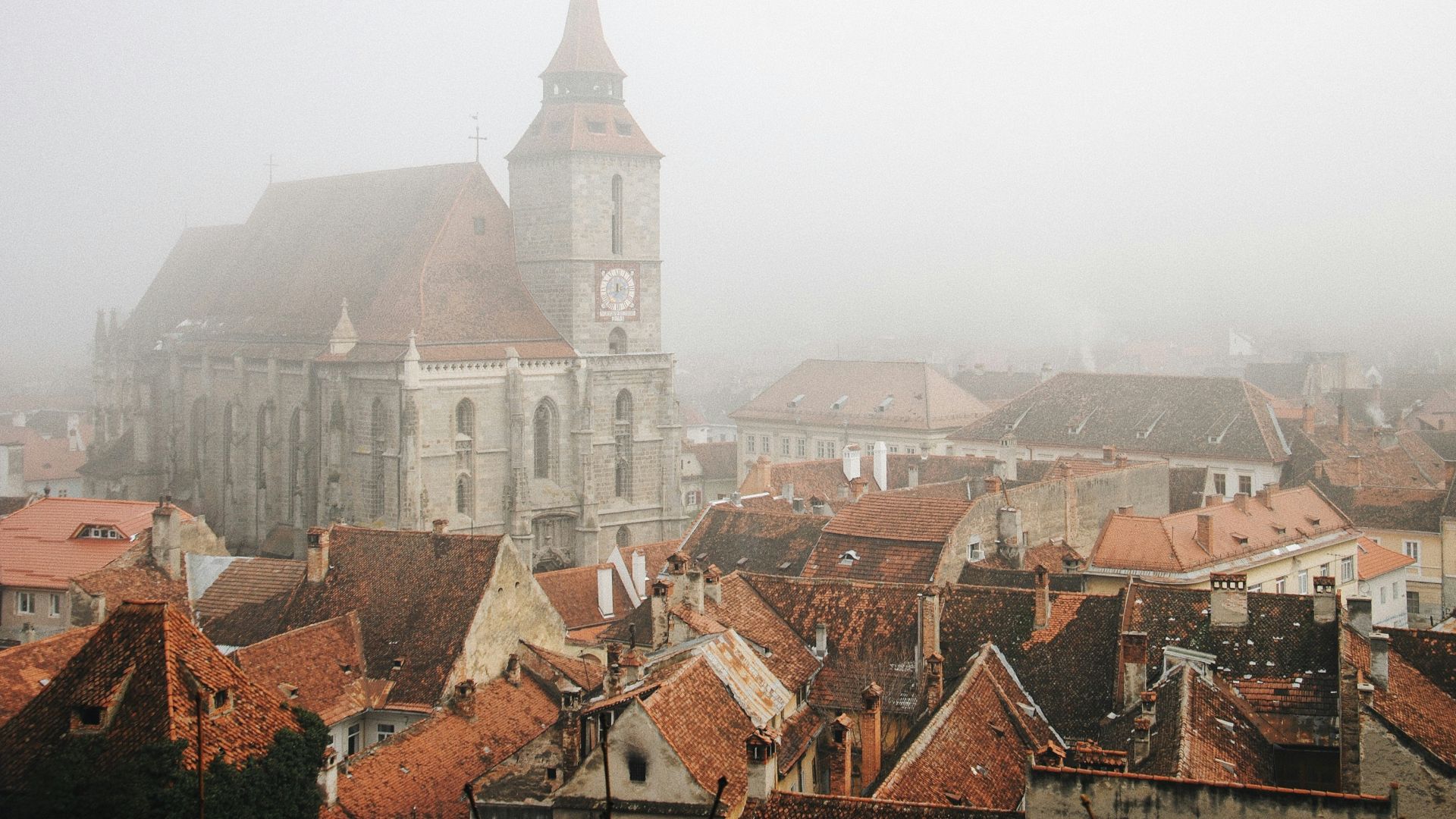 aerial shot of buildings