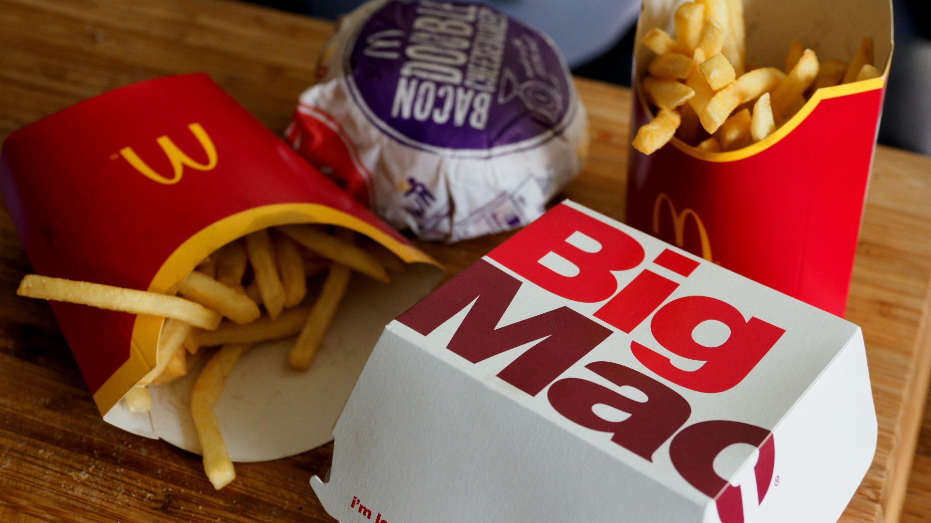 a tray of food on a table