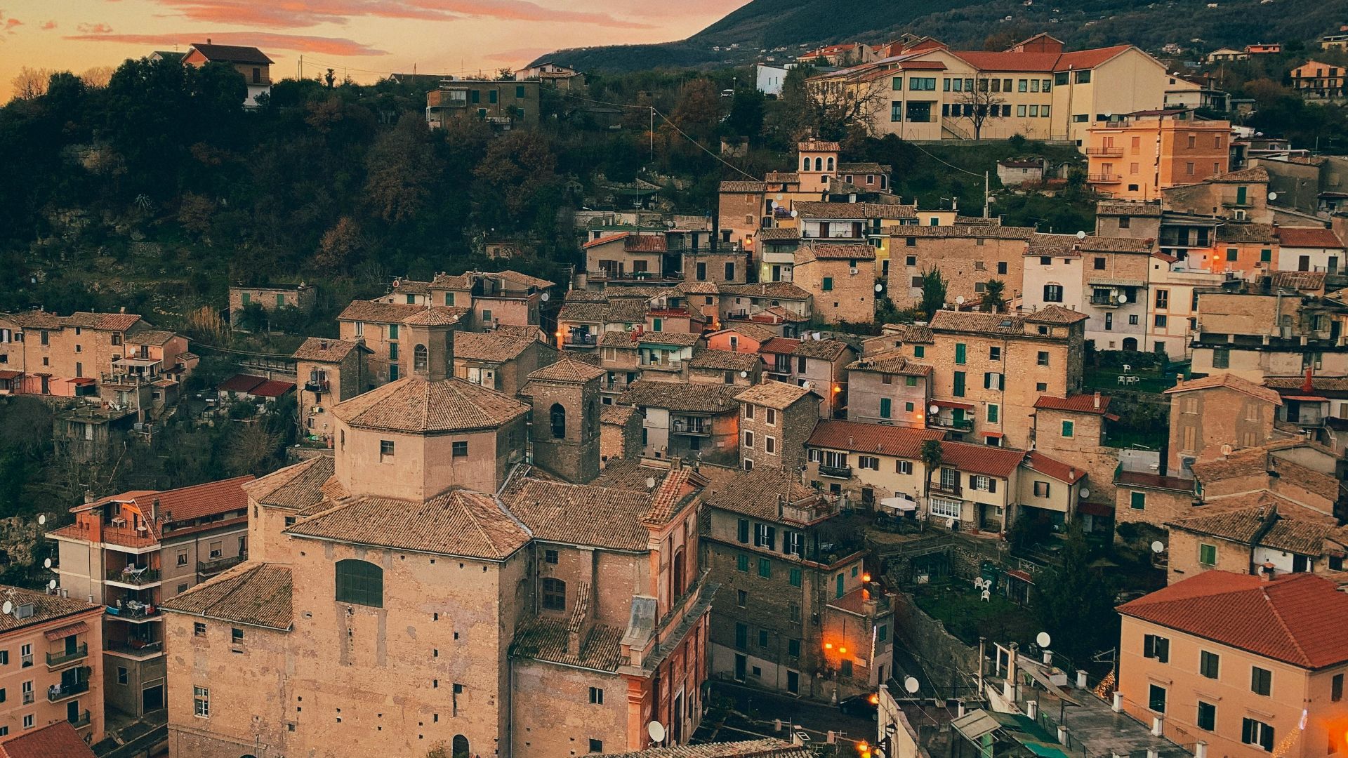 aerial photography of city houses