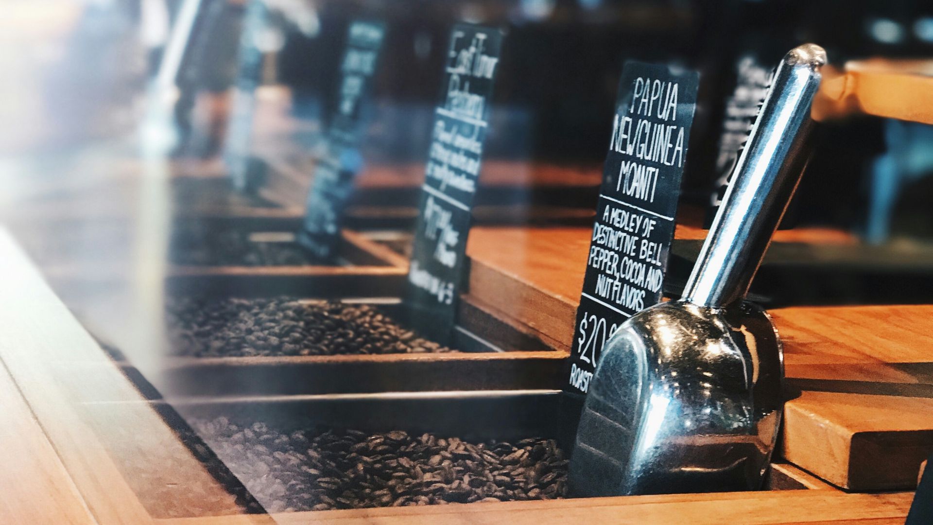 assorted coffee bean