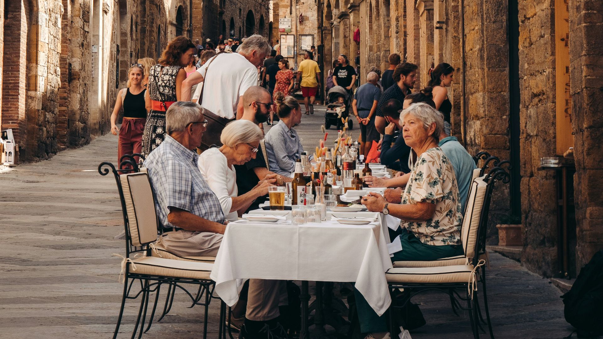 people sitting at a table