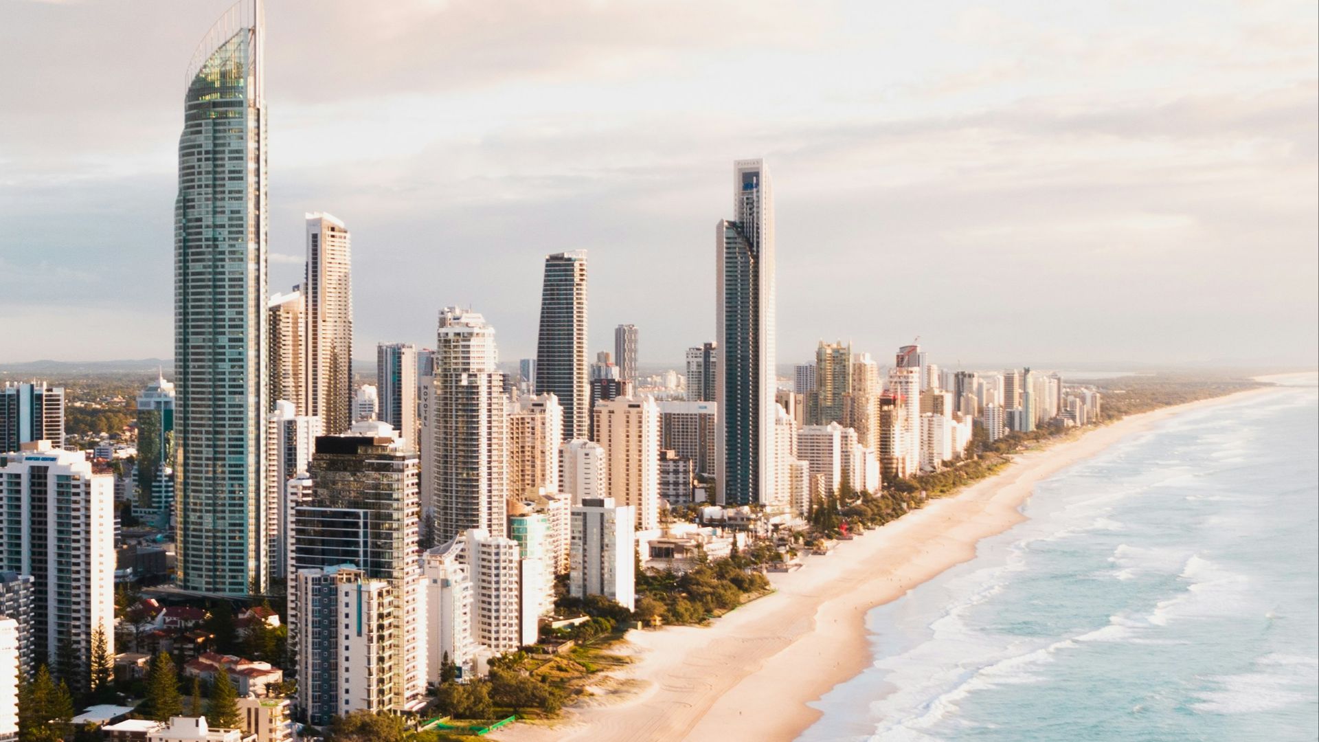 high rise buildings near sea during daytime