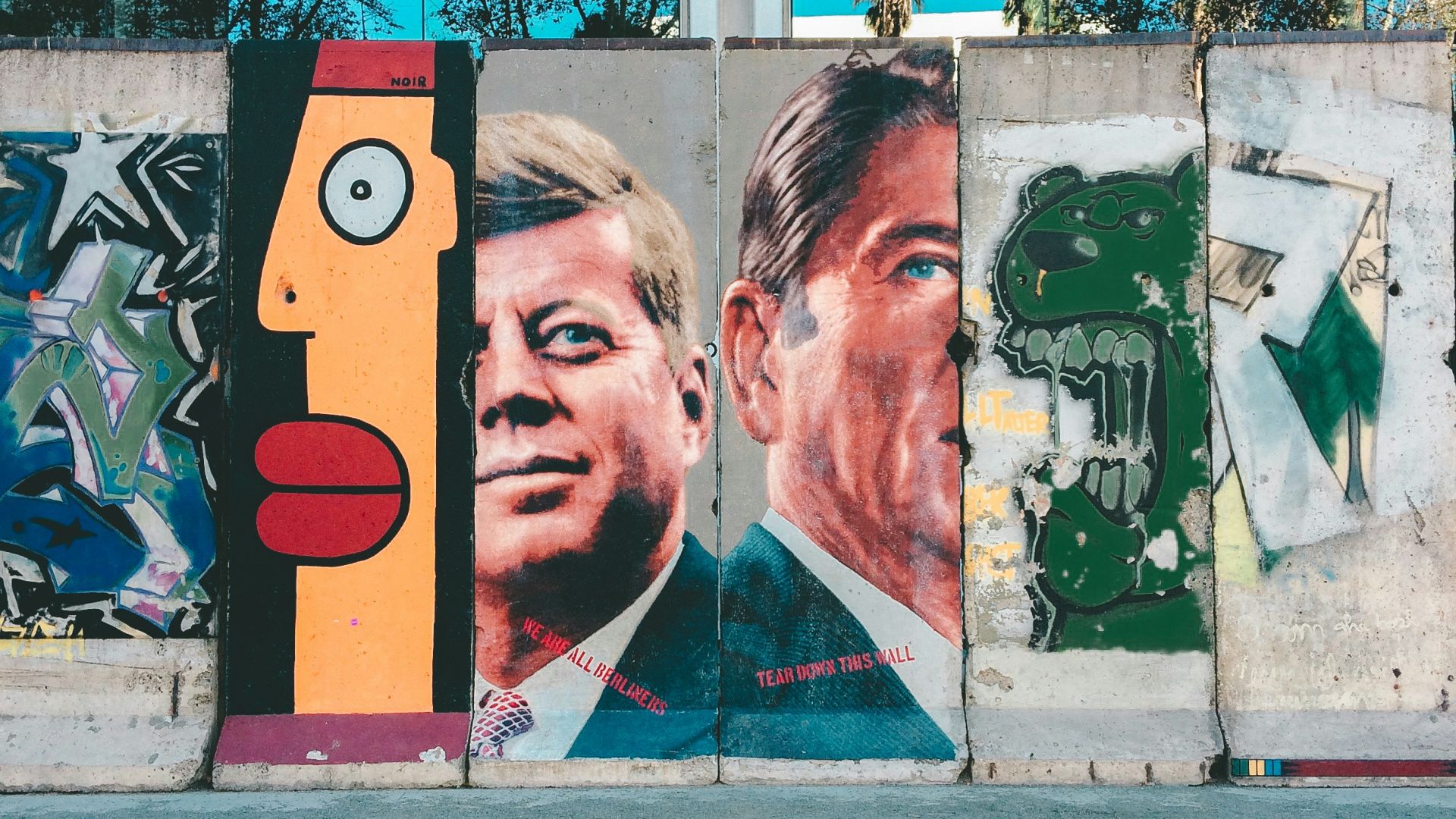 President John F. Kennedy painting