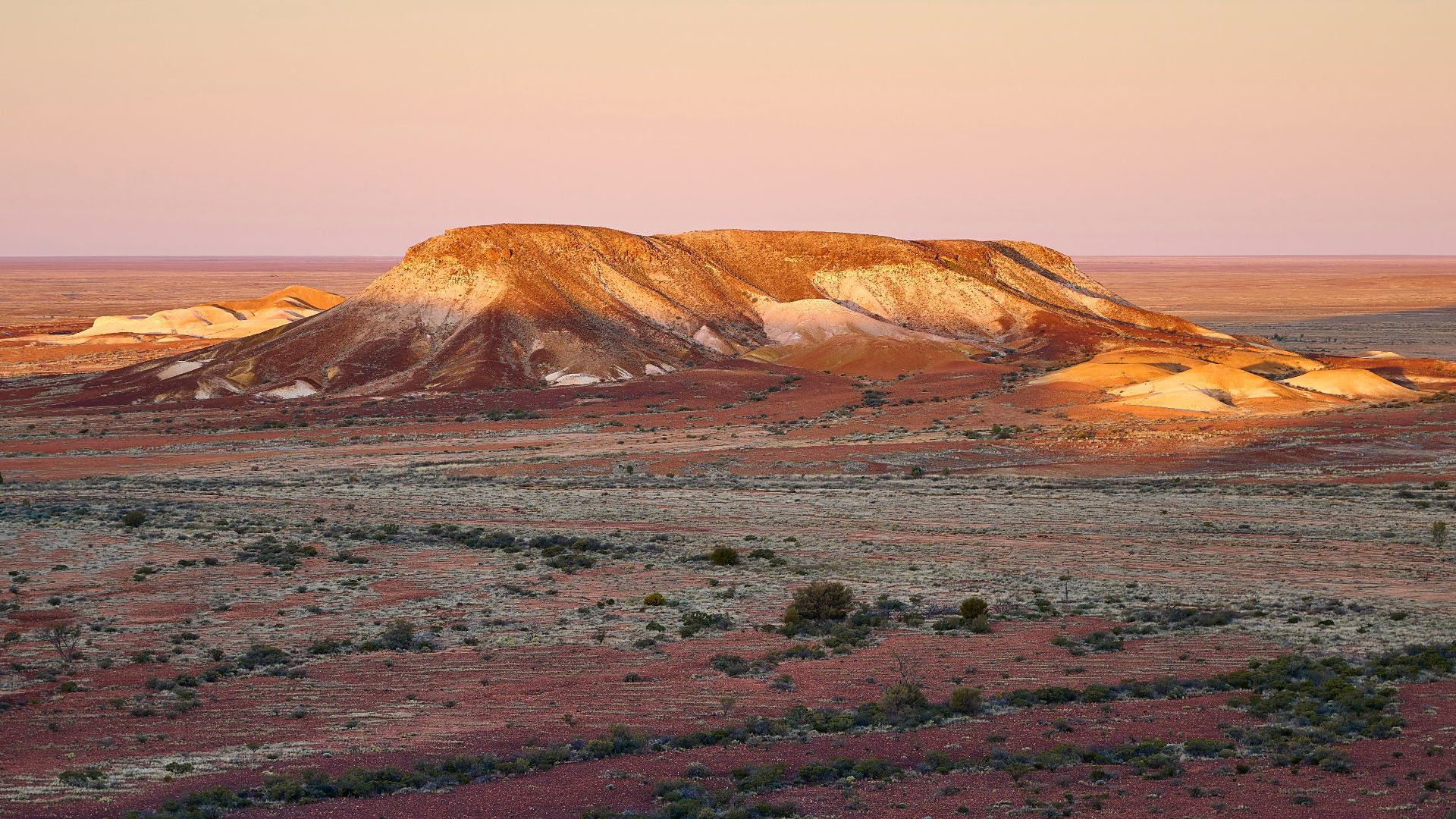 a large desert landscape